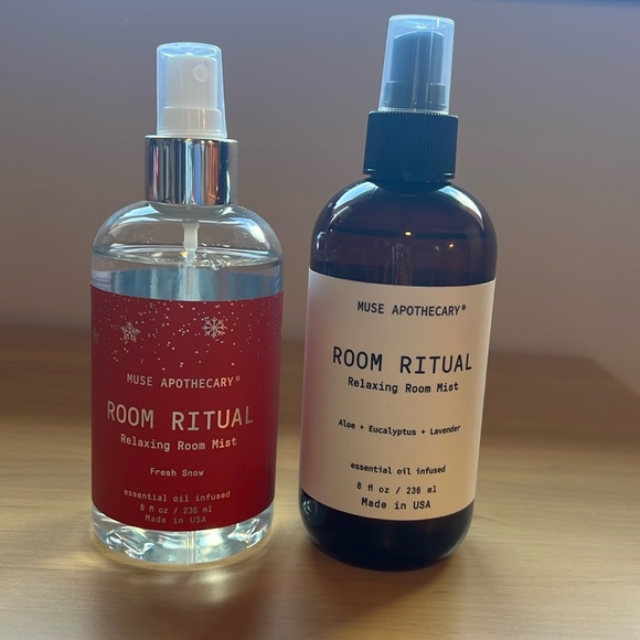NEW 2 Muse Apothecary Room Ritual Relaxing Room Mists - Picture 1 of 5